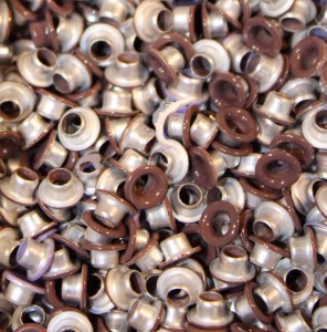 1/8" Chocolate Brown Eyelets