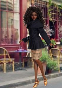 Cozy Trend Navy Wool Coat for 60cm Smart Doll