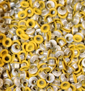 1/8" Daffodil Yellow Eyelets