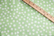Fabric 1/2 Yard, Flower Garden Daisies Green by Echo Park Paper Co. for Riley Blake, 1/2 Yard