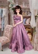 Pale Puple Gown for 60cm Pear Body Smart Dolls