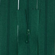 12" Dark Green Zipper