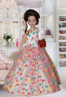 Statement Piece Polka Dot Gown for Anne