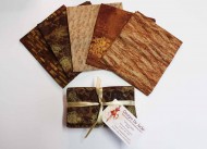 Warm Browns Fat Quarter Fabric Bundle - 5 Prints