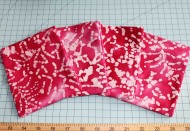 Crimson Water Color Cotton Fat Quarter, 18" x 22"
