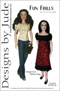 Fun Frills for 15 1/2 Teen Dolls Printed