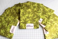 Green Floral Cotton Fat Quarter, 18" x 22"