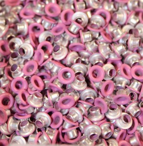 1/8" Hot Pink Eyelets