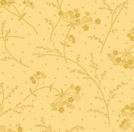 Fat Quarter - Kimberbell Basics Make A Wish Yellow Fabric