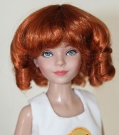Curly Ringlet Wig with Bangs size 5-6, Carrot, Julie