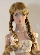 Kathy Dbl Braid Wig  size 4-5, blonde