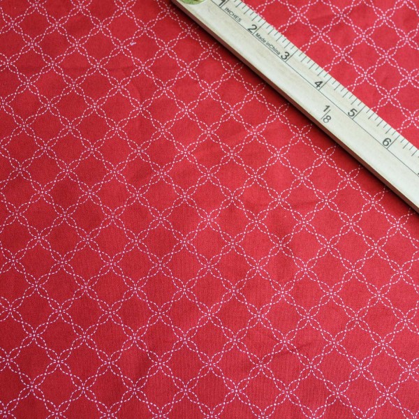 Kimberbell Basics Fabric Lattice Red