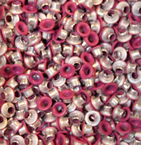 1/8" Magenta Eyelets