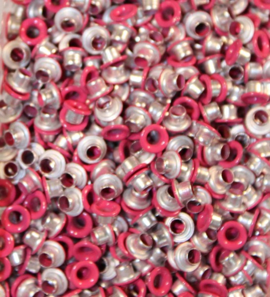 1/8" Medium Pink Eyelets