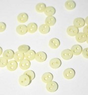 1/8" Micro Mini Pale Yellow Buttons