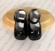 Pretty Janes Black Patent Shoes 63/25mm