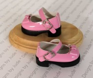 Pretty Janes Pink Patent Shoes 63/25mm