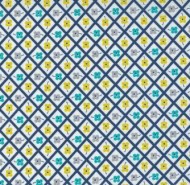 Morning Lights Chockblock in Bluebird  1/2 Yard