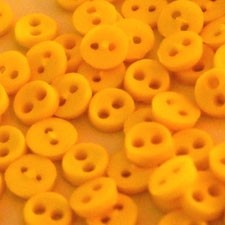 1/8" Mustard Yellow Buttons