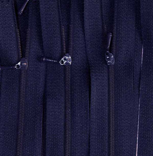 4 1/2" Navy Zipper