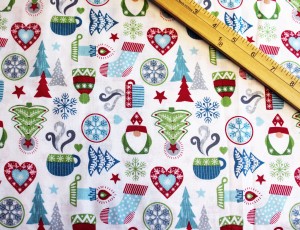 Christmas Fabric by Lewis & Irene