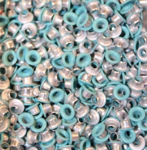 1/8" Pale Turquoise Eyelets