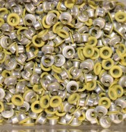 1/8" Pale Yellow Eyelets