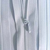 4 1/2" Pastel Blue Zipper