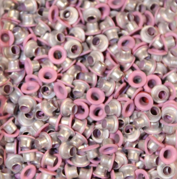 1/8" Pink Mint Eyelets