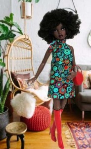 Groovy MOD Shift Dress for Ellowyne & Neema - Black