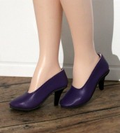 Dark Purple Luvable High Heels 64mm, Cissy 