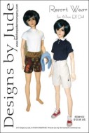 Resort Wear for 63cm Elf Doll K Printed