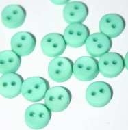 1/4" Teal Round Buttons
