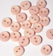 1/4" Pale Pink Round Buttons