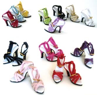 Ready to Rumba 64mm Sandals, Cissy& 21" Madame Alexander