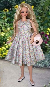 Floral Dress for 60cm Pear Smart Doll