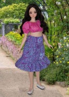 Peasant Top & Skirt for 60cm Pear Smart Doll