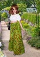 Peasant Top & Palazzo Pants 60cm Pear Smart Doll