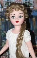 Samantha Single Braid Wig, size 8-9, Blonde