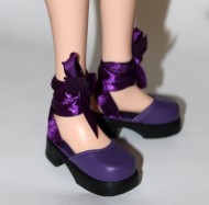 Purple Lace-Up Ballet Shoes 63/25mm, Monique Gold