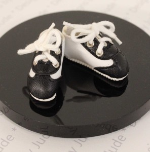 Black & White Tennis Shoes for Marley, Anne & Patience