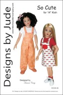 So Cute for 14" Kish Dolls Printed