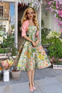 Springtime Floral Dress & Bolero for 16.5" RTB102 Lacie Dolls 