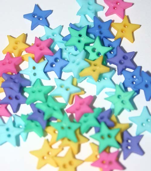 Star Shaped Buttons