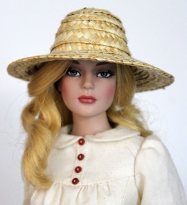 Woven Straw Hat, 1/4 Scale