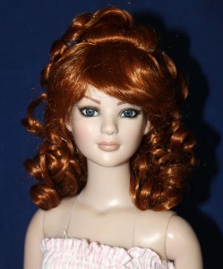 Curly Wig w Bangs size 7, Carrot