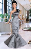 Silver Symphony Gown for 16" Tyler Dolls 