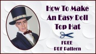 Free Top Hat Pattern for Dolls PDF