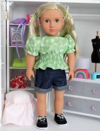 Free PDF Shirred Top Pattern for 18" Dolls