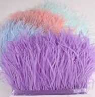 Ostrich Feather Fringe Trim - 1 Yard